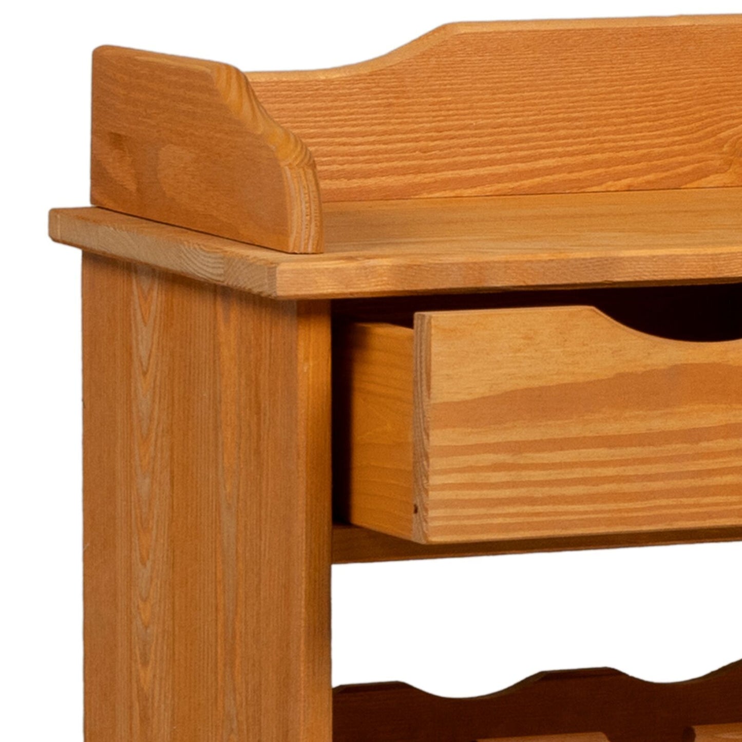Wine Rack 35.4 x 23.6 x 11.8 in Solid Wood Pine