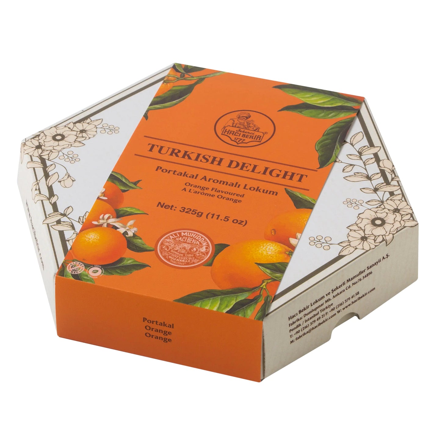 Turkish delight: Lokum with Orange - 11.5 oz