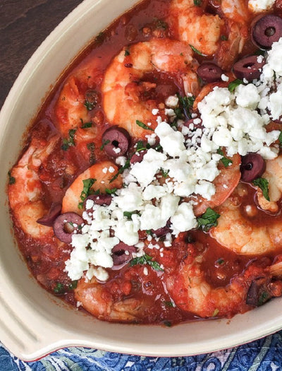 Shrimp Saganaki