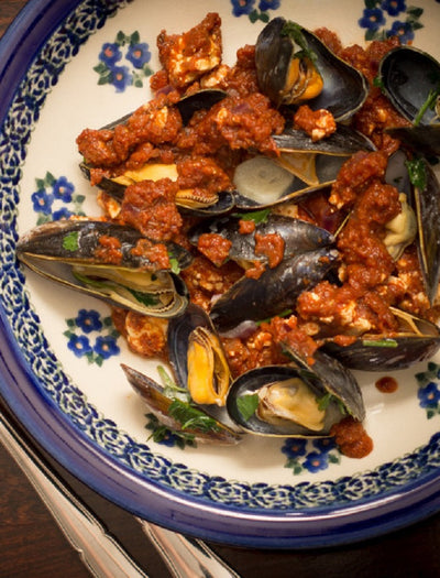Mussels Saganaki