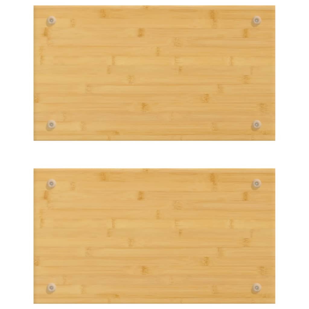 Cooker Covers 2 pcs 19.7"x11"x0.6" Bamboo