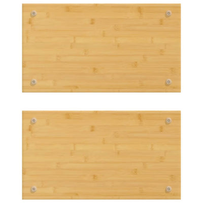 Cooker Covers 2 pcs 19.7"x11"x0.6" Bamboo