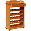 Wine Rack 35.4 x 23.6 x 11.8 in Solid Wood Pine
