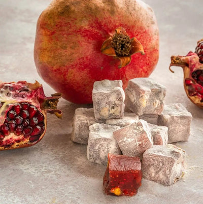 Turkish delight: Lokum with Pistachio and Pomegranate - 11.5 oz