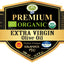 KORVEL Greek Extra Virgin Olive Oil Organic Premium PDO Kalamata, black Amphora 16.9 fl oz - 2 pack
