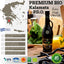 KORVEL Greek Extra Virgin Olive Oil Organic Premium PDO Kalamata, black Amphora 16.9 fl oz - 2 pack