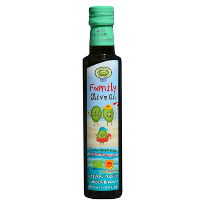 KORVEL Greek Extra Virgin Olive Family Oil Organic PDO Crete, KORVEL, 16.9 fl oz - Korvel-Food Inc.