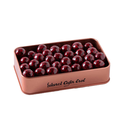 Turkish Dragee:  Blackberry Flavored - Bronze Tin Box - 10.6 oz