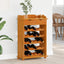 Wine Rack 35.4 x 23.6 x 11.8 in Solid Wood Pine