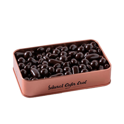 Turkish Dragee: Pebble Stone - Bronze Tin Box - 10.6 oz