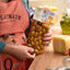KORVEL Greek Olives - Kalamata-Halkidiki with Paprika - set of two packs 2 x 0.55 lb - 1.1 lb